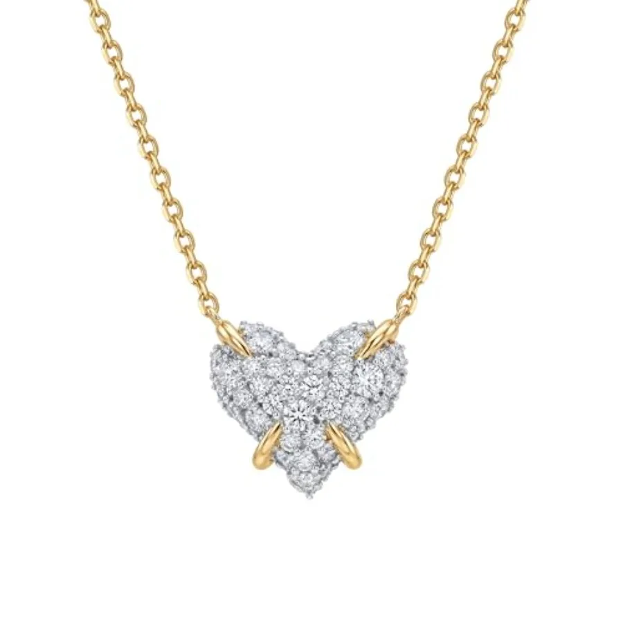 MEVECCO Dainty Gold Necklace For Women 18k Gold Plated Full CZ Pendant Necklace Handmade Necklace Jewelry Everyday Wear
MEVECCO Dainty Gold Necklace For Women 18k Gold Plated Full CZ Pendant Necklace Handmade Necklace Jewelry Everyday Wear