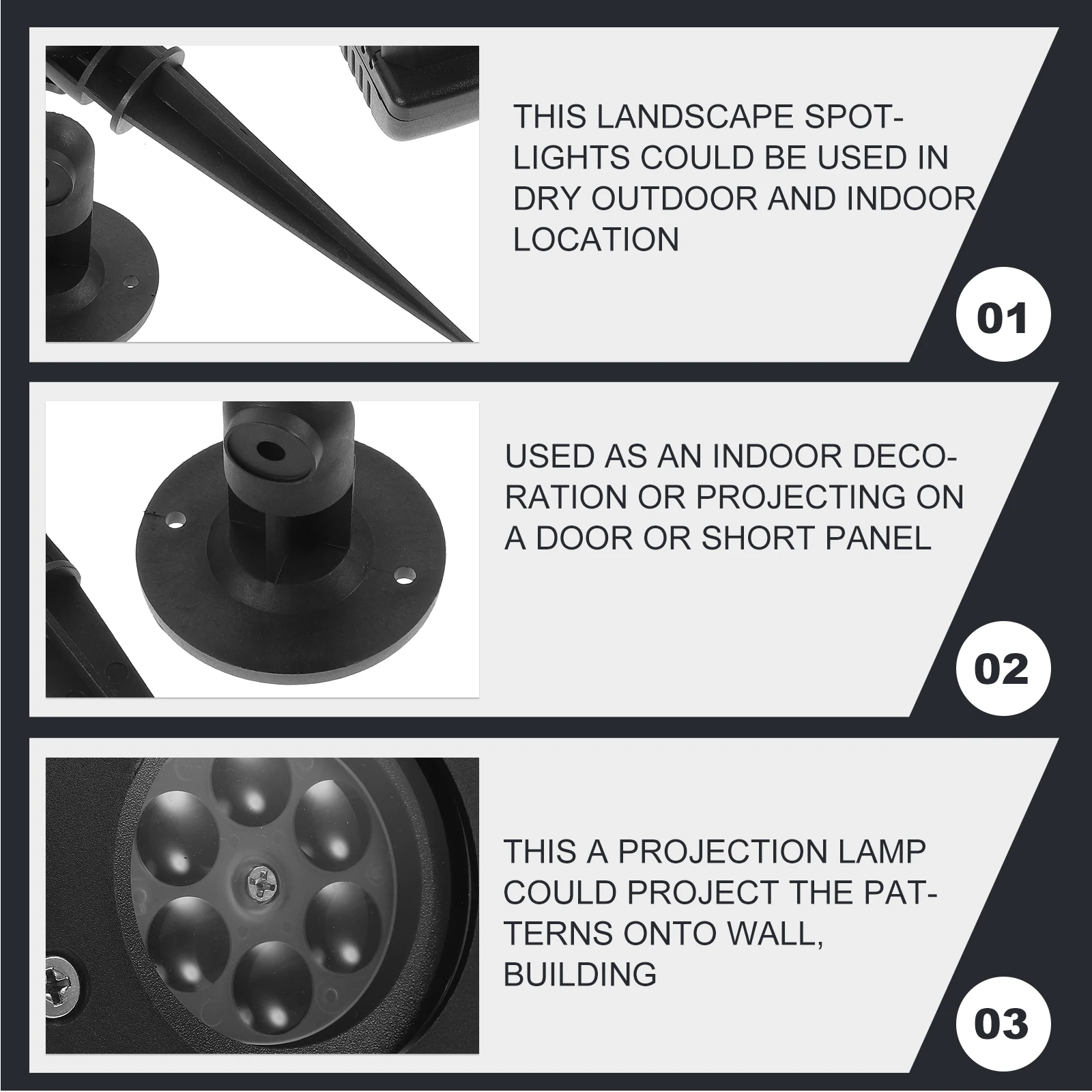 Waterproof LED Projector Lamp Colorful Moving Outdoor Spotlight Holiday Decoration for Landscape Garden Holiday Party Christmas
Waterproof LED Projector Lamp Colorful Moving Outdoor Spotlight Holiday Decoration for Landscape Garden Holiday Party Christmas