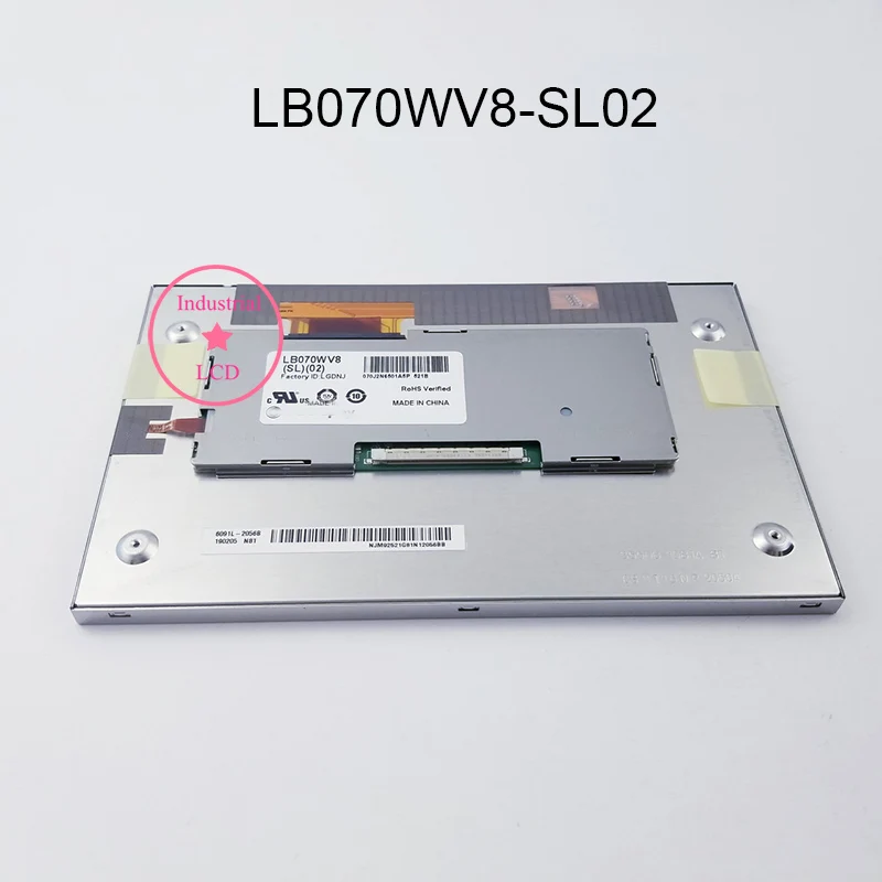 LCD LB070WV8-SL02 Original 7 Inch Display Screen Panel 800×480
LCD LB070WV8-SL02 Original 7 Inch Display Screen Panel 800×480