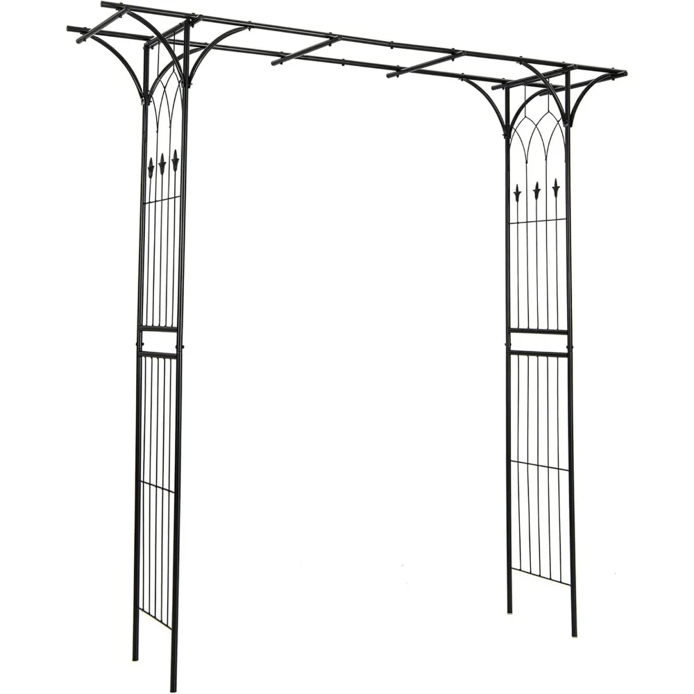 Garden Arbor Wedding Arch for Ceremony Party, Metal Trellis Archway for Climbing Plants Rose Grape Vines, Steel Frame Pe
Garden Arbor Wedding Arch for Ceremony Party, Metal Trellis Archway for Climbing Plants Rose Grape Vines, Steel Frame Pe
