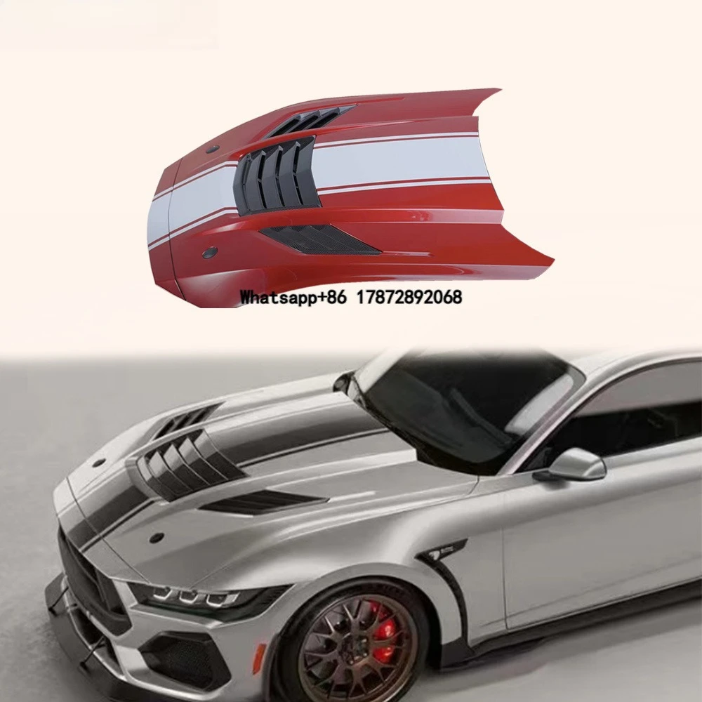 For 2024+ Mustang S650 GT Partial Carbon in Vent V Style Front Vented Hood
For 2024+ Mustang S650 GT Partial Carbon in Vent V Style Front Vented Hood