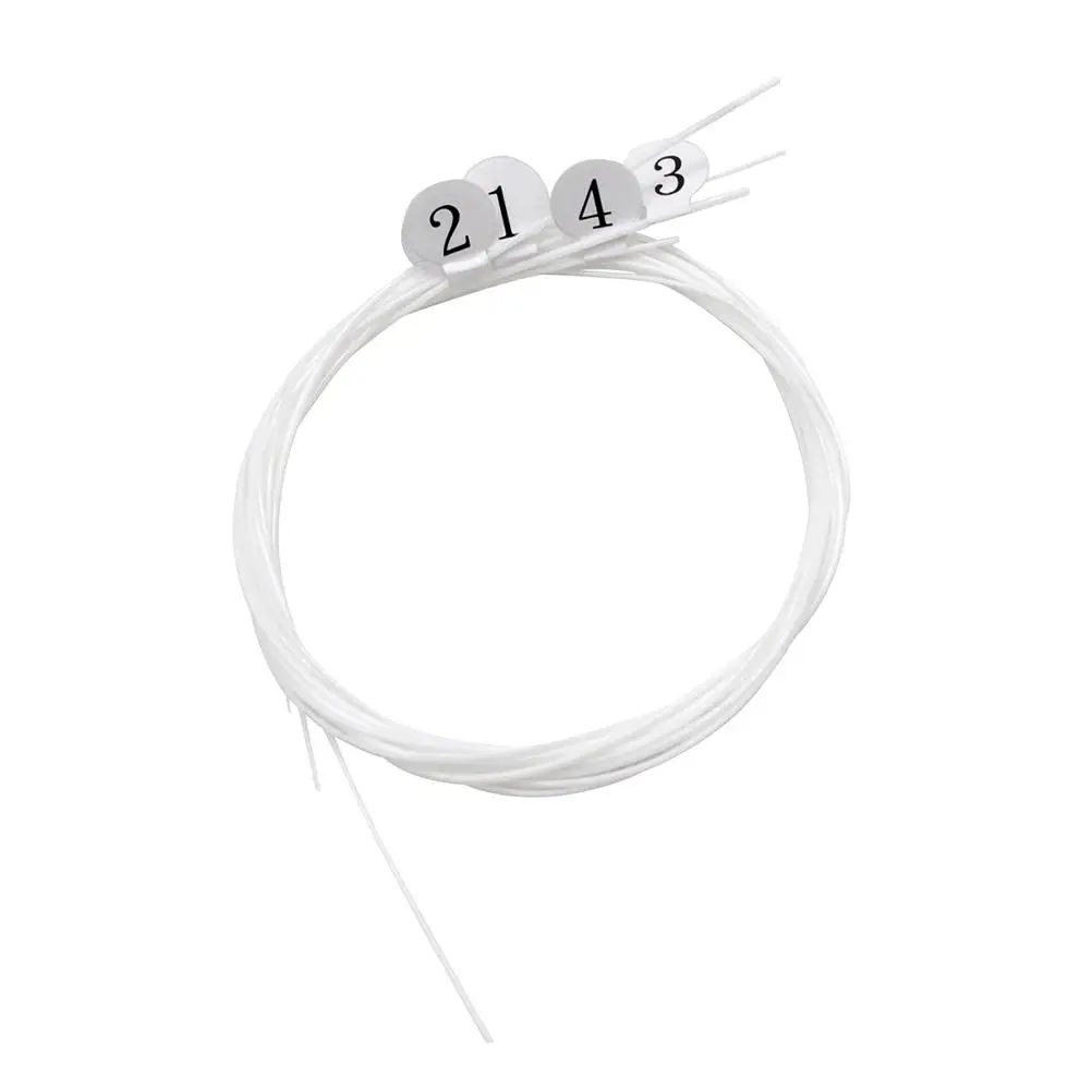 4 Pcs Strings 21 23 26 Inch Nylon Ukulele Nylon String Durable Replacement Sweet Tone Music Wire Accessory Part
4 Pcs Strings 21 23 26 Inch Nylon Ukulele Nylon String Durable Replacement Sweet Tone Music Wire Accessory Part
