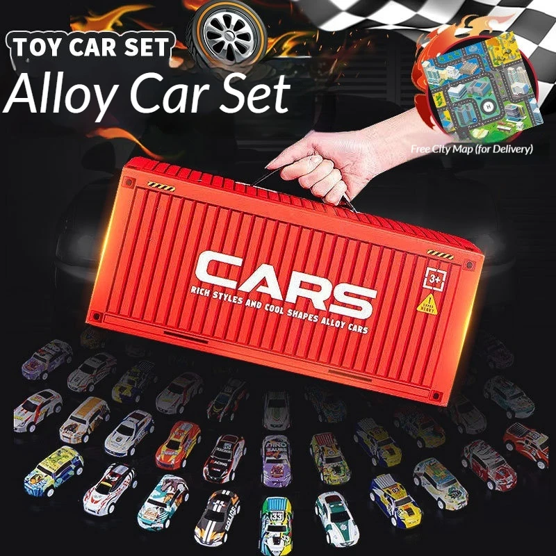 48Pcs Mini Diecast Cars Set with Container Truck Storage Box Portable Alloy Vehicle Toys for Boys Kids Birthday Gift Hot Selling
48Pcs Mini Diecast Cars Set with Container Truck Storage Box Portable Alloy Vehicle Toys for Boys Kids Birthday Gift Hot Selling