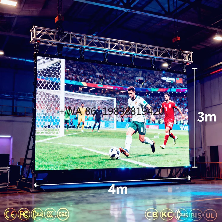 P2.6 P3.91 P2.97 Outdoor LED Rental Display Waterproof Full Color HD Cabinet for Billboard Events
P2.6 P3.91 P2.97 Outdoor LED Rental Display Waterproof Full Color HD Cabinet for Billboard Events