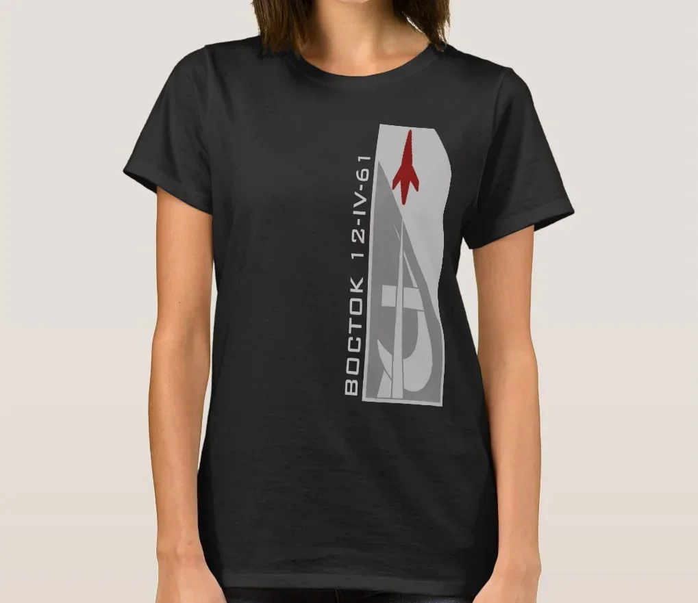 CCCP GAGARIN VOSTOK ONE 1961 T-Shirt 100% Cotton O-Neck Short Sleeve Summer Casual Womens T-shirt Streetwear
CCCP GAGARIN VOSTOK ONE 1961 T-Shirt 100% Cotton O-Neck Short Sleeve Summer Casual Womens T-shirt Streetwear