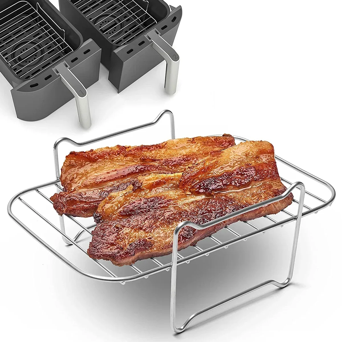 Air Fryer Grilling Rack Kitchen Accessory Airfryer Tool Stainless Steel Baking Tray Roasting Cooking Rack Air Fryers Accessories
Air Fryer Grilling Rack Kitchen Accessory Airfryer Tool Stainless Steel Baking Tray Roasting Cooking Rack Air Fryers Accessories