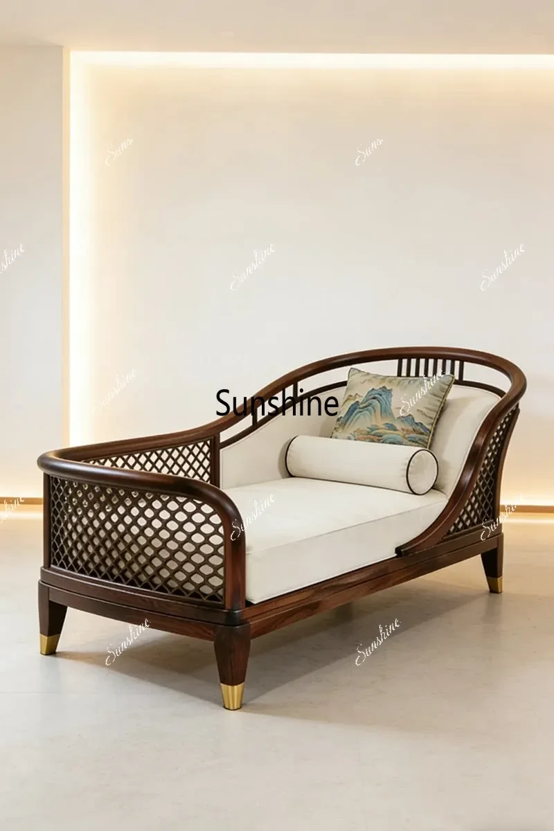 YSolid wood chaise longue household simple sofa recliner new Chinese living room can be customized
YSolid wood chaise longue household simple sofa recliner new Chinese living room can be customized