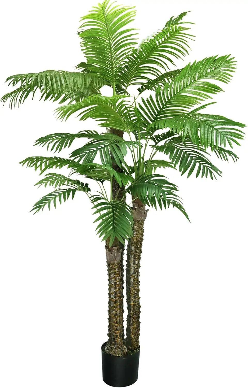 8ft Artificial Palm Tree for Outdoors Triple Tropical Phoenix Palm UV Resistant Large Fake Palm Plants for , Poolside, Home
8ft Artificial Palm Tree for Outdoors Triple Tropical Phoenix Palm UV Resistant Large Fake Palm Plants for , Poolside, Home