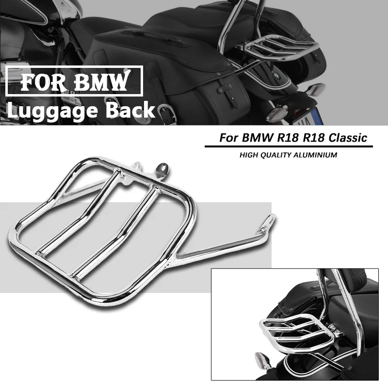 Motorcycle Rear Luggage Bracket Seat Back Tailstock Support Cargo Storage Bags Rack For BMW R 18 R18 Classi 100 Years
Motorcycle Rear Luggage Bracket Seat Back Tailstock Support Cargo Storage Bags Rack For BMW R 18 R18 Classi 100 Years