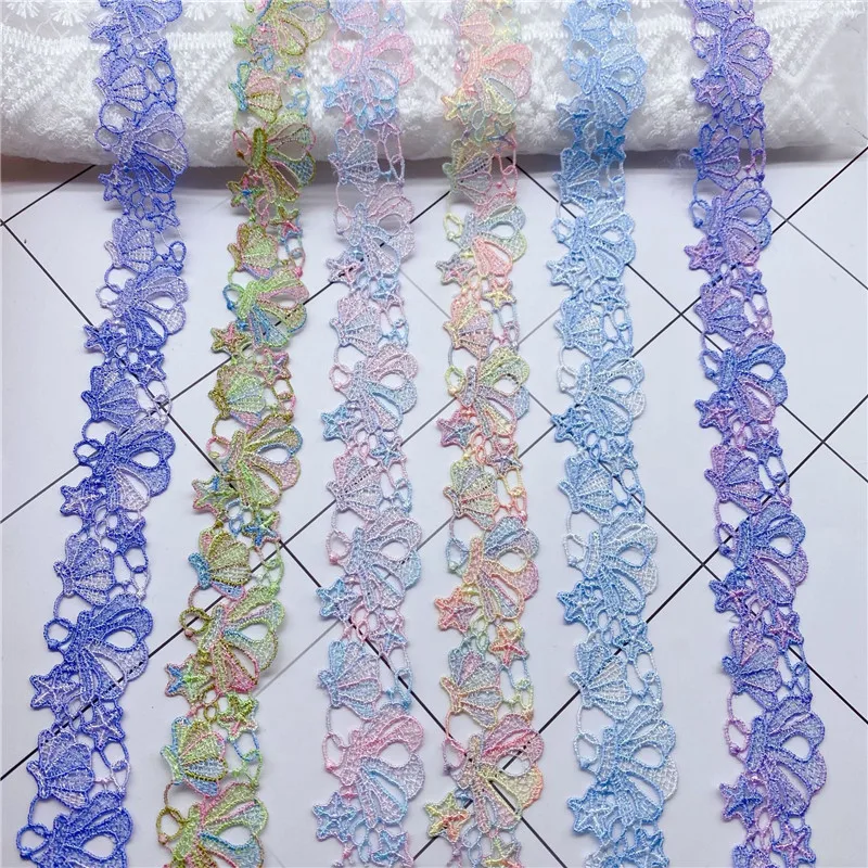 15yards Colored Lace Accessories for Clavicle Chain Clothing Wedding Dress Decoration Embroidery 2.7cm Lace Ribbon
15yards Colored Lace Accessories for Clavicle Chain Clothing Wedding Dress Decoration Embroidery 2.7cm Lace Ribbon