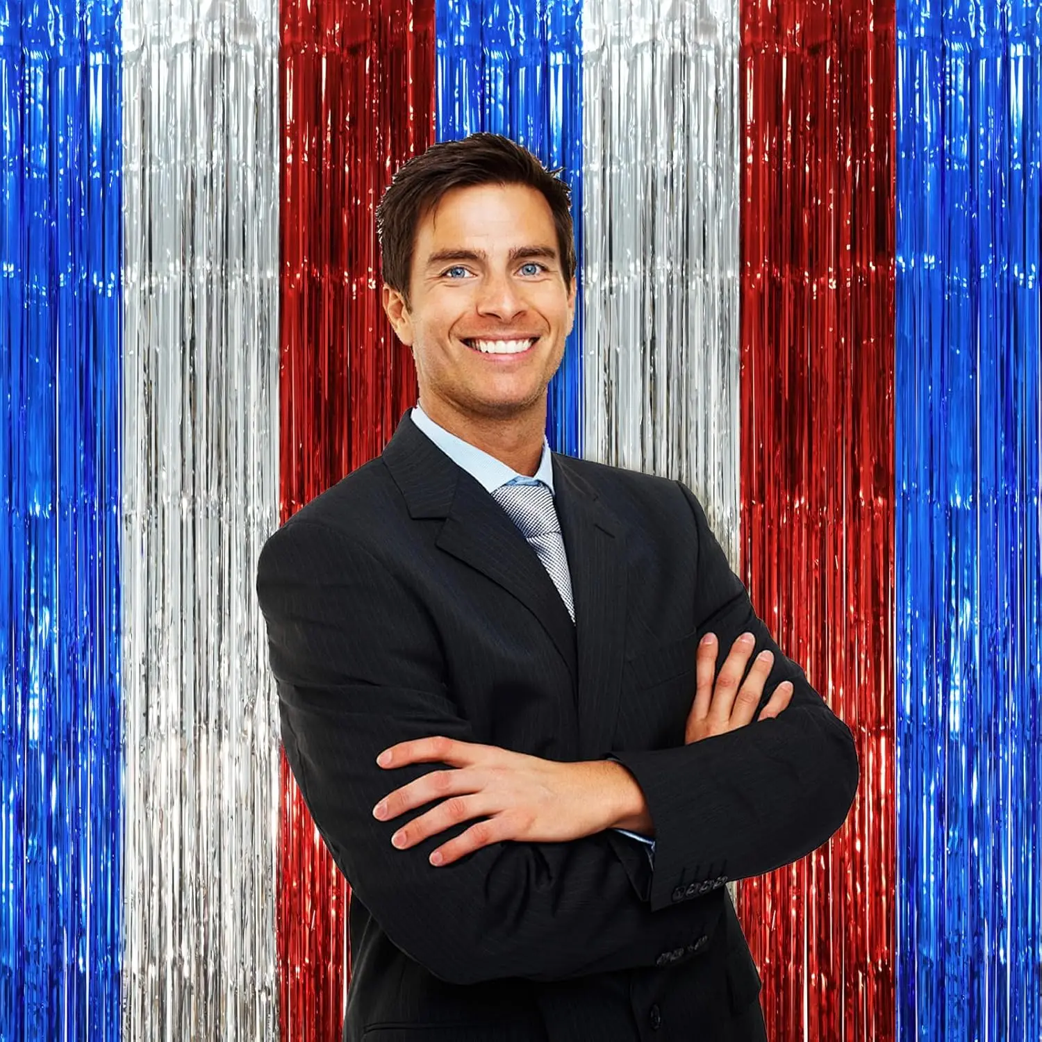 30pcs 3colors Dark Blue Red Silver Foil Fringe Curtains Backdrop Foil Fringe Backdrop Tinsel for Birthday Wedding Graduation
30pcs 3colors Dark Blue Red Silver Foil Fringe Curtains Backdrop Foil Fringe Backdrop Tinsel for Birthday Wedding Graduation