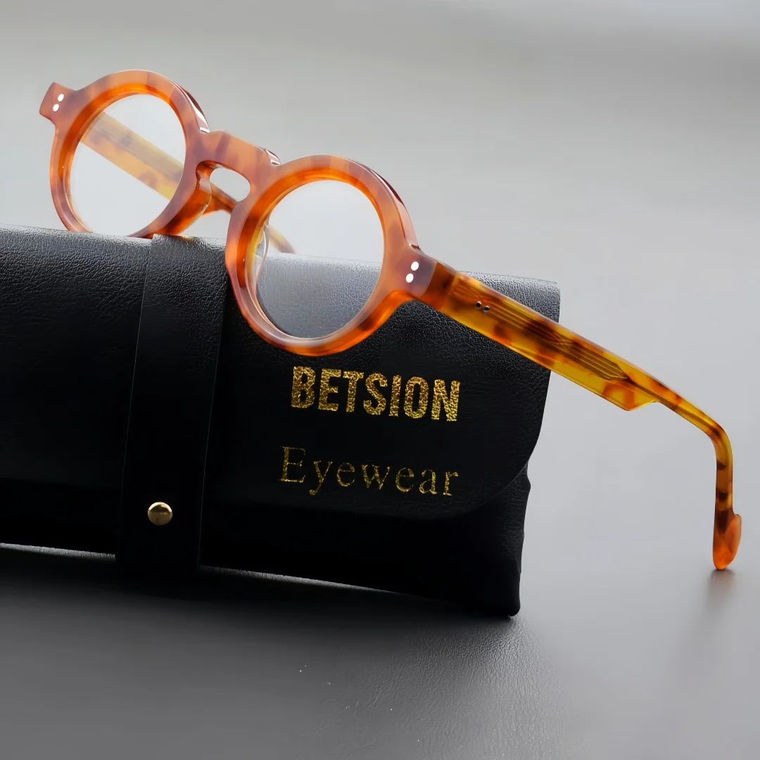 BETSION Retro Oval Acetate Round Eyeglasses Frames Vintage Women Men Spectacles Frames Fashion Eyewear #23118
BETSION Retro Oval Acetate Round Eyeglasses Frames Vintage Women Men Spectacles Frames Fashion Eyewear #23118