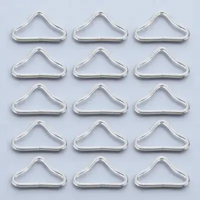 40Pcs Triangle Ring Buckle Zinc Plated Steel Strong Heavy Duty V-Ring Strap Connector for Trampoline Bag Purse
40Pcs Triangle Ring Buckle Zinc Plated Steel Strong Heavy Duty V-Ring Strap Connector for Trampoline Bag Purse