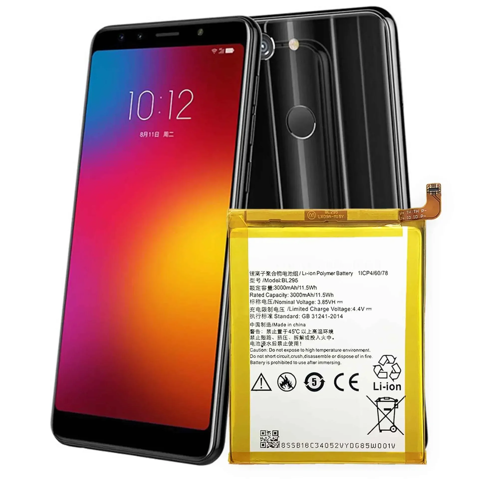 Высококачественная сменная батарея для Lenovo K5S L38031 K9 BL295 3000 мАч, встроенный аккумулятор большой емкости для мобильного телефона
Высококачественная сменная батарея для Lenovo K5S L38031 K9 BL295 3000 мАч, встроенный аккумулятор большой емкости для мобильного телефона