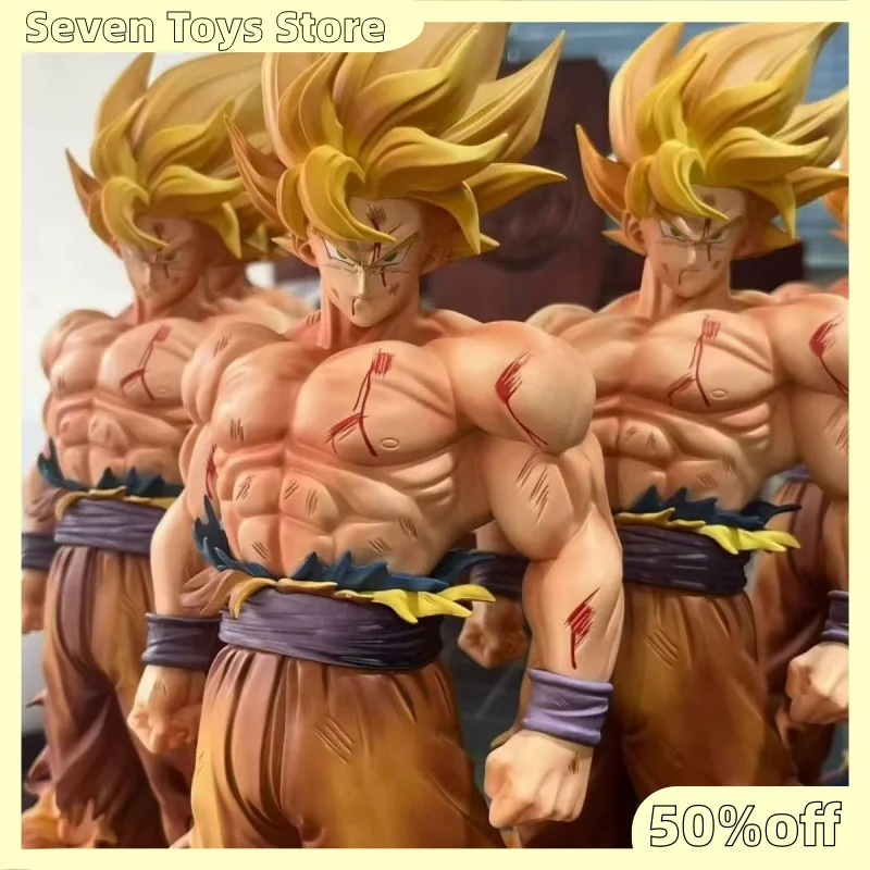 New 31cm Dragon Ball Super Saiyan Goku Battle Damaged Gk Statue Collectible Figure Desktop Decoration Gift For Anime Adult Fans
New 31cm Dragon Ball Super Saiyan Goku Battle Damaged Gk Statue Collectible Figure Desktop Decoration Gift For Anime Adult Fans