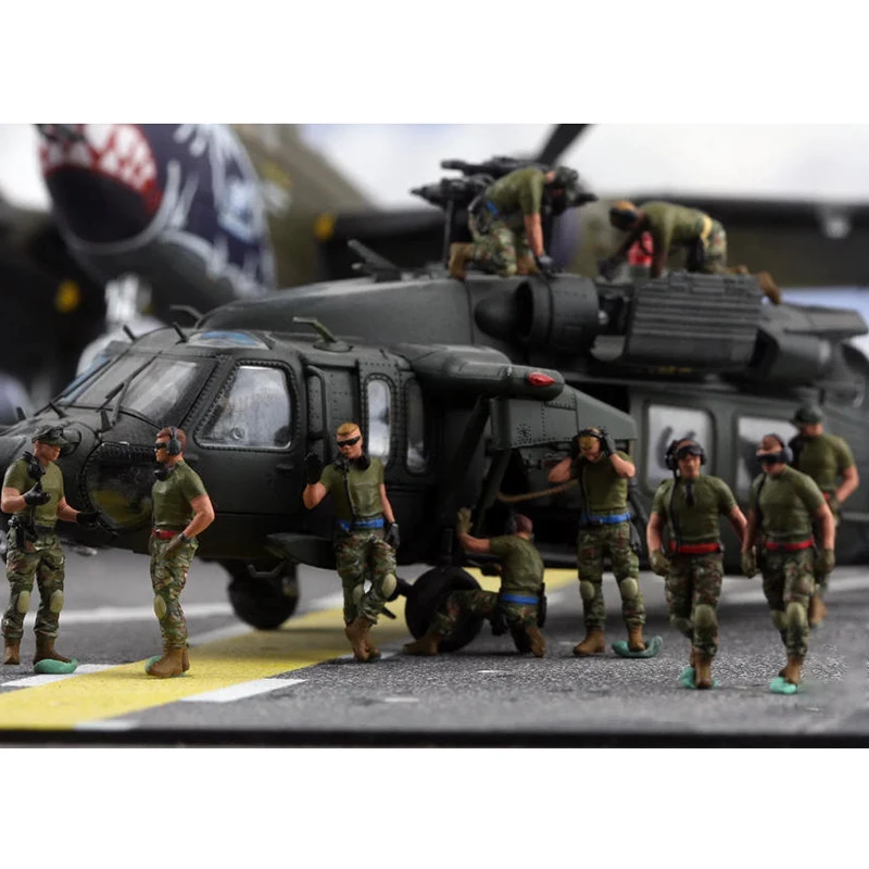 Масштабные модели из смолы 1:72: Солдаты наземного персонала по обслуживанию ВВС США, 10 фигурок, подходят для сцен с вертолетами, коллекционные, декоративные.
Масштабные модели из смолы 1:72: Солдаты наземного персонала по обслуживанию ВВС США, 10 фигурок, подходят для сцен с вертолетами, коллекционные, декоративные.