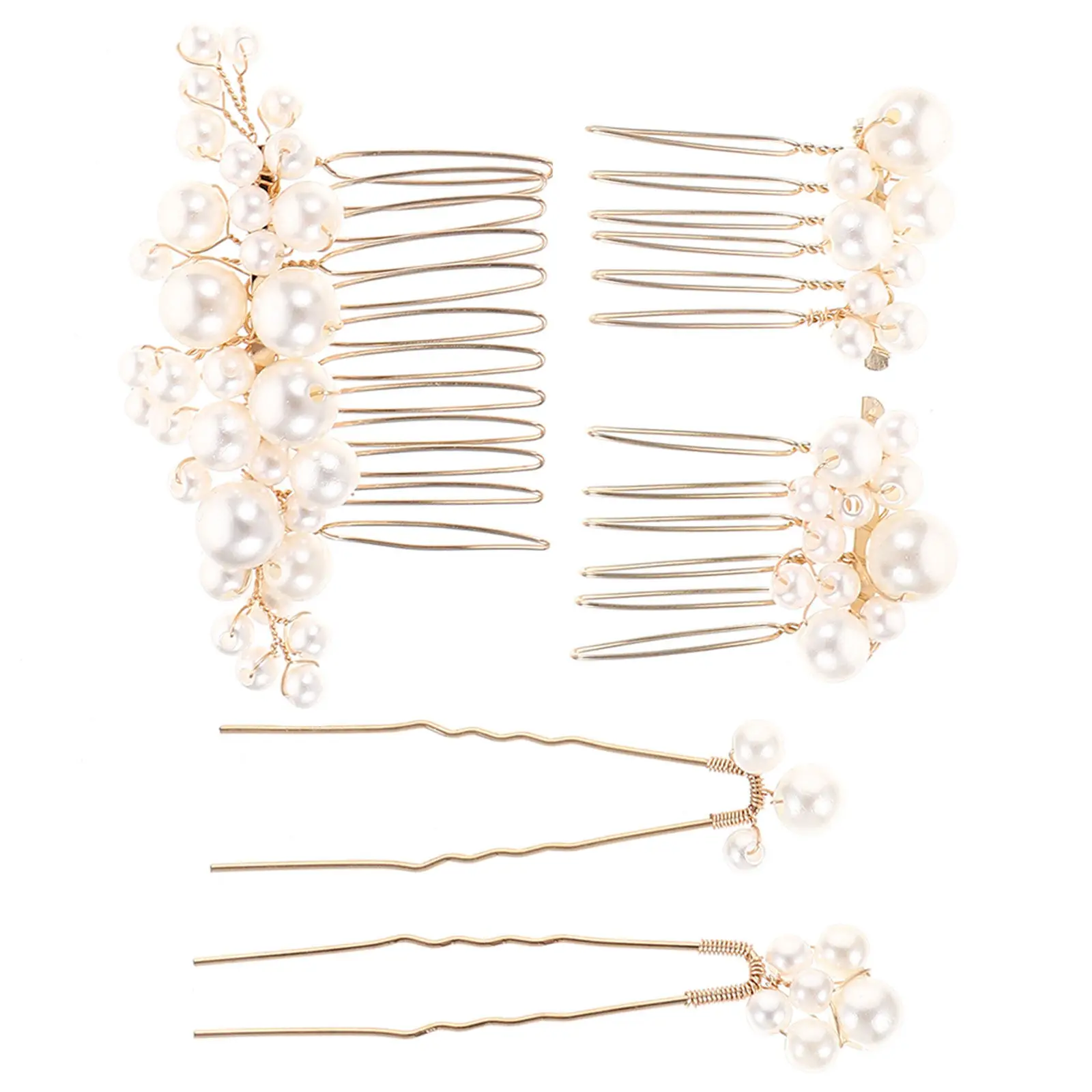 1Set Pearl Hair Accessories Set Vintage Bridal Headpiece for Wedding Decoration Women's Hair Combs Clips Elegant Party Headdress
1Set Pearl Hair Accessories Set Vintage Bridal Headpiece for Wedding Decoration Women's Hair Combs Clips Elegant Party Headdress