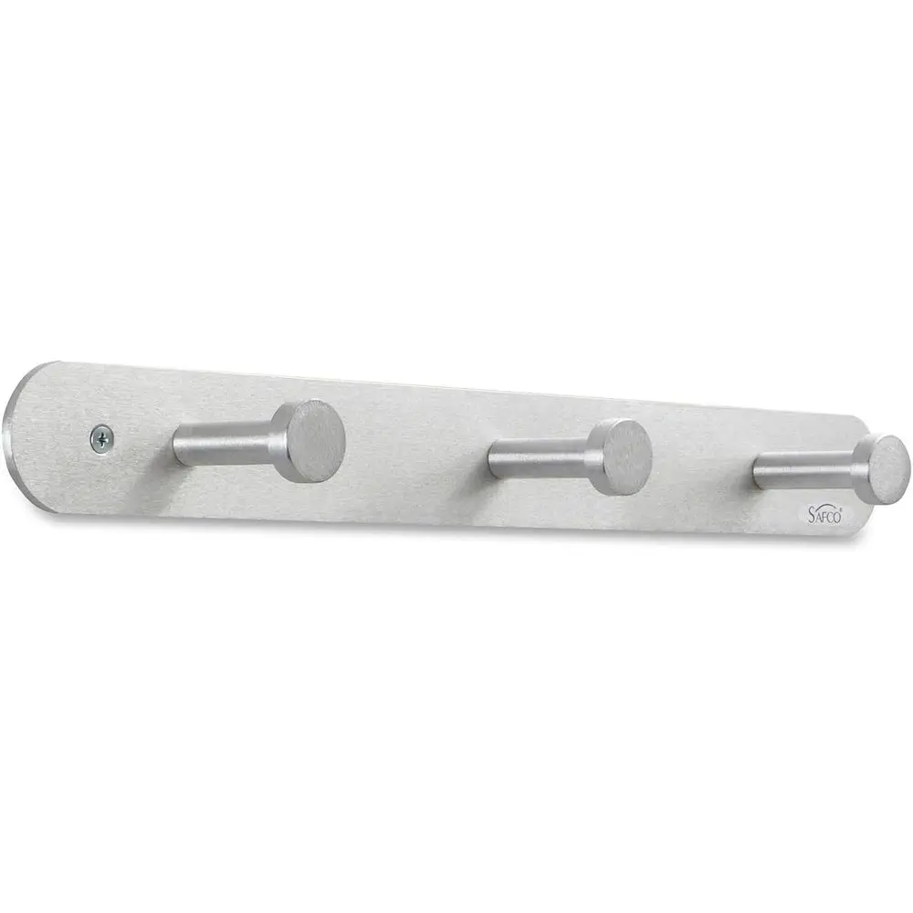 Sleek Metal Wall Coat Rack with 3 Satin Hooks
Sleek Metal Wall Coat Rack with 3 Satin Hooks