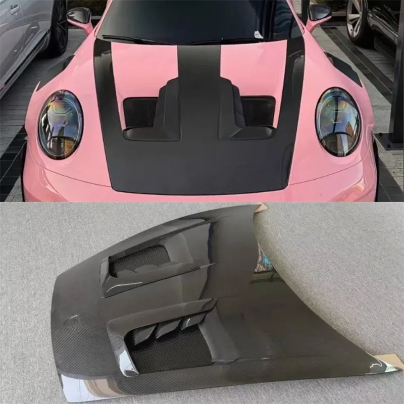 Для Porsche 911 992 GT3RS ReaI сухой капот из углеродного волокна, крышка двигателя, капот, обшивка капота автомобиля, обновленный комплект автозапчастей 
Для Porsche 911 992 GT3RS ReaI сухой капот из углеродного волокна, крышка двигателя, капот, обшивка капота автомобиля, обновленный комплект автозапчастей