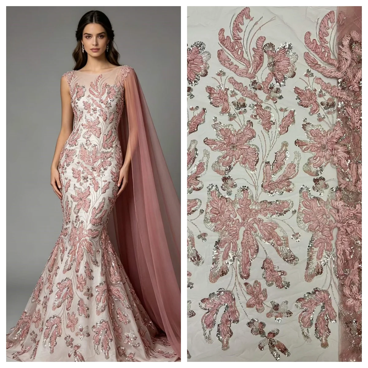 Luxury French Mesh Beaded Lace Fabric 2026 High Quality African Sequins Groom Lace Fabrics For Nigerian Wedding Dress Sewing
Luxury French Mesh Beaded Lace Fabric 2026 High Quality African Sequins Groom Lace Fabrics For Nigerian Wedding Dress Sewing