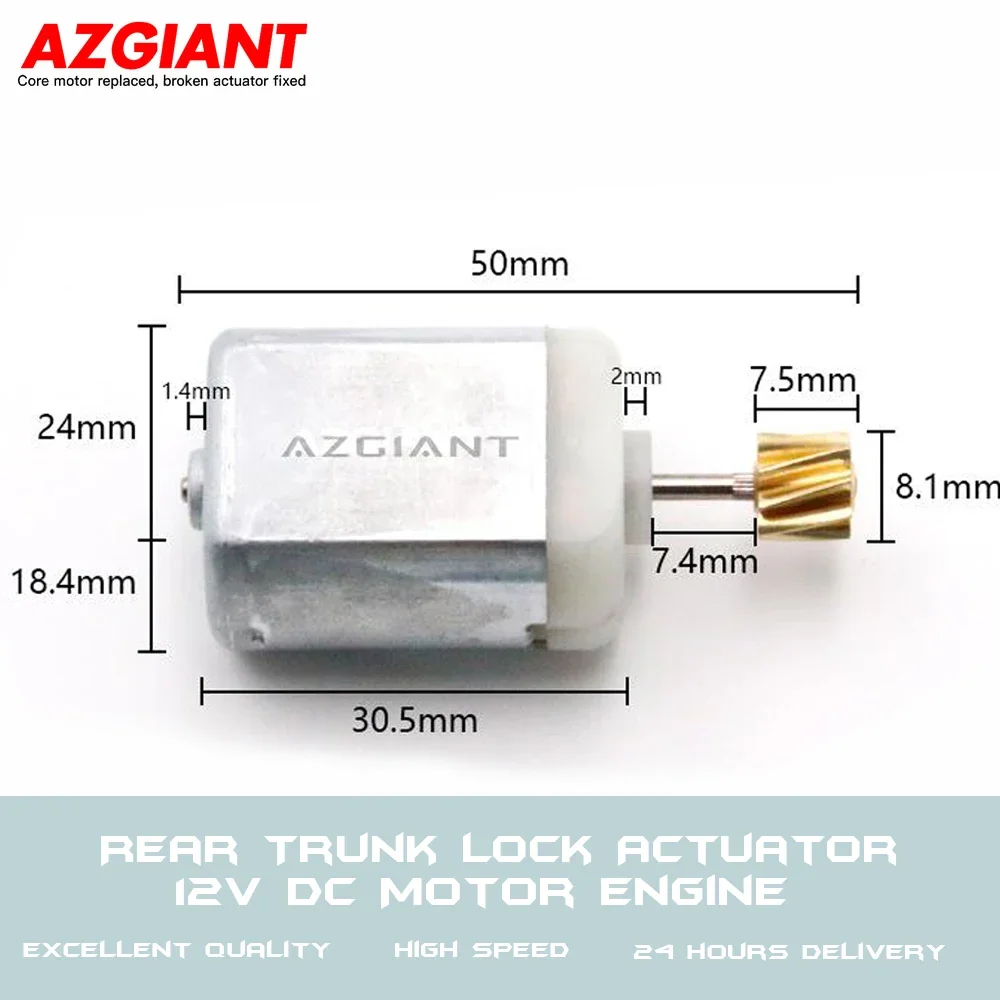 AZGIANT Rear Trunk Lock Actuator Unit 12V DC Motor Engine For Audi S6 Q7 A5 A6 2017-2022
AZGIANT Rear Trunk Lock Actuator Unit 12V DC Motor Engine For Audi S6 Q7 A5 A6 2017-2022