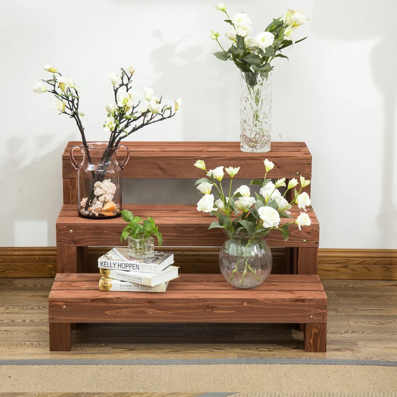Solid wood long steps, succulent flower racks, multi-layer balconies, carbonized anti-corrosion flower racks, multi-functional
Solid wood long steps, succulent flower racks, multi-layer balconies, carbonized anti-corrosion flower racks, multi-functional