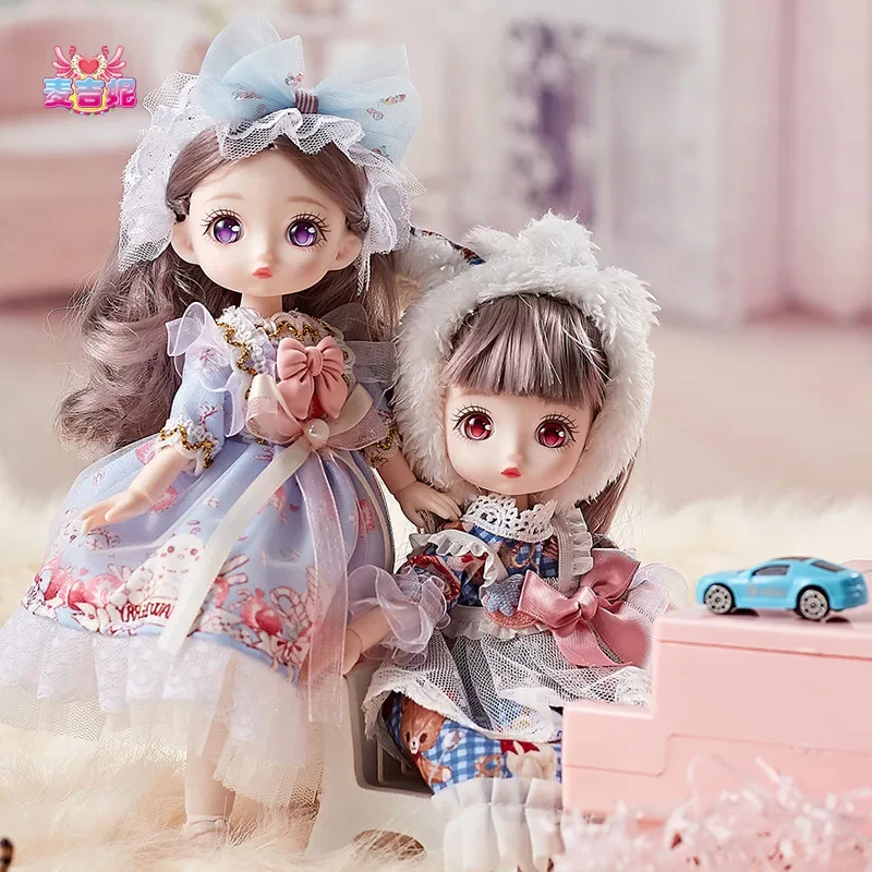 30cm 1/6 BJD Doll 20 Movable Joints Boy Girl Doll Curly Short Wig with Cute Expression Face 30CM Dolls Toys Gift for Girl
30cm 1/6 BJD Doll 20 Movable Joints Boy Girl Doll Curly Short Wig with Cute Expression Face 30CM Dolls Toys Gift for Girl