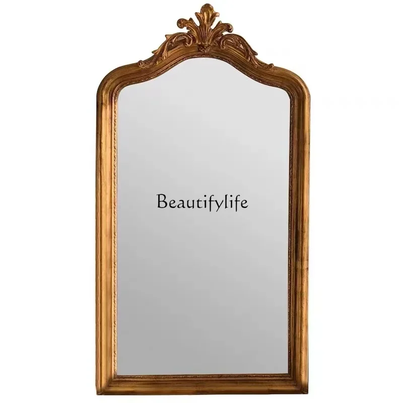 French retro European carved floor mirror floor-to-ceiling home fitting mirror
French retro European carved floor mirror floor-to-ceiling home fitting mirror