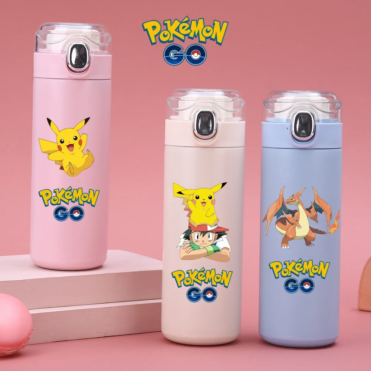 New Anime Pokemon Pikachu Fire Dragon 420ML Stainless Steel Insulated Cup Large Capacity Anime Water Bottle Student Drinking Cup
New Anime Pokemon Pikachu Fire Dragon 420ML Stainless Steel Insulated Cup Large Capacity Anime Water Bottle Student Drinking Cup