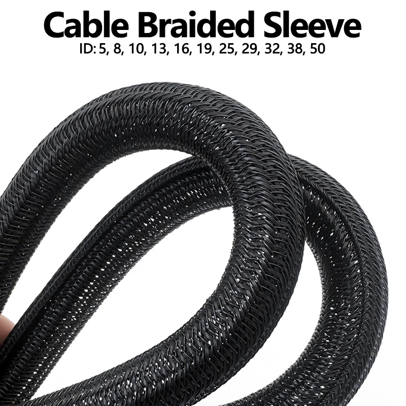Expandable Cable Sleeve 5mm 8 10 13 16~50mm PET Braided Self Closed Auto Insulated Flexible Organizer for Desk PC TV Wiring 
Expandable Cable Sleeve 5mm 8 10 13 16~50mm PET Braided Self Closed Auto Insulated Flexible Organizer for Desk PC TV Wiring