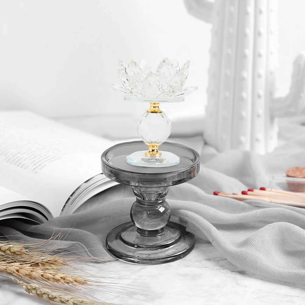 Crystal Candleholder Lotus Shape Stick Decoration Perfect for Wedding Party Festival Dining Table Romantic Holder
Crystal Candleholder Lotus Shape Stick Decoration Perfect for Wedding Party Festival Dining Table Romantic Holder