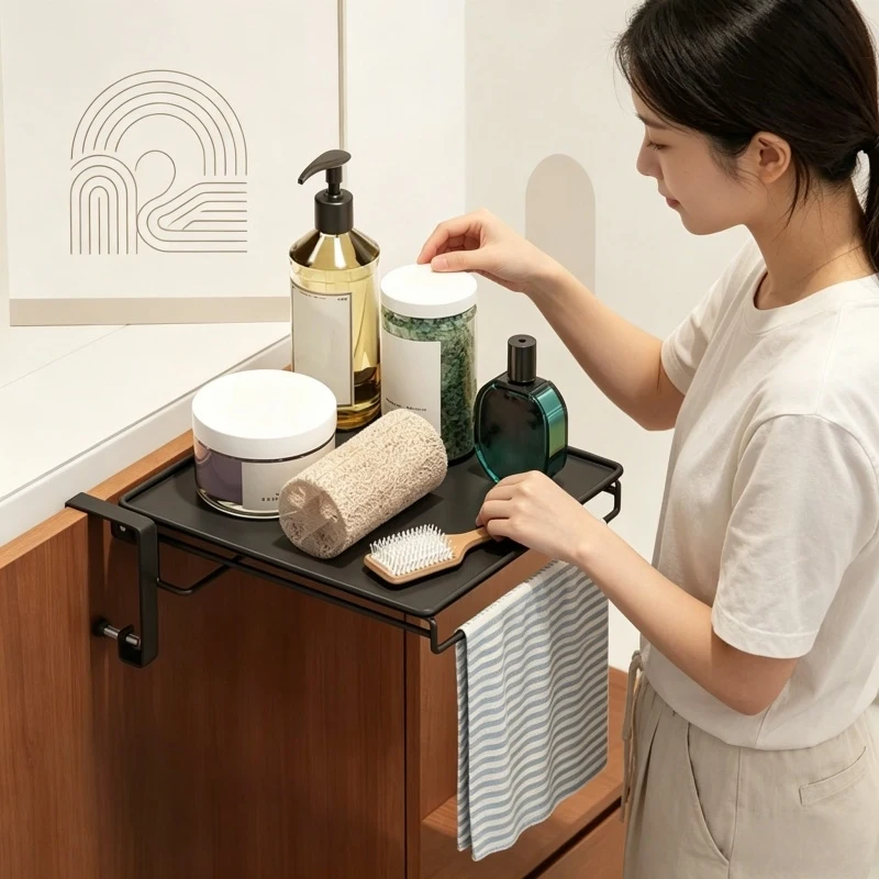Easy Install Foldable Cabinet Door Countertop Storage Shelf With Towel Rack Space-Saving Cabinet Extension Kitchen Organizers
Easy Install Foldable Cabinet Door Countertop Storage Shelf With Towel Rack Space-Saving Cabinet Extension Kitchen Organizers