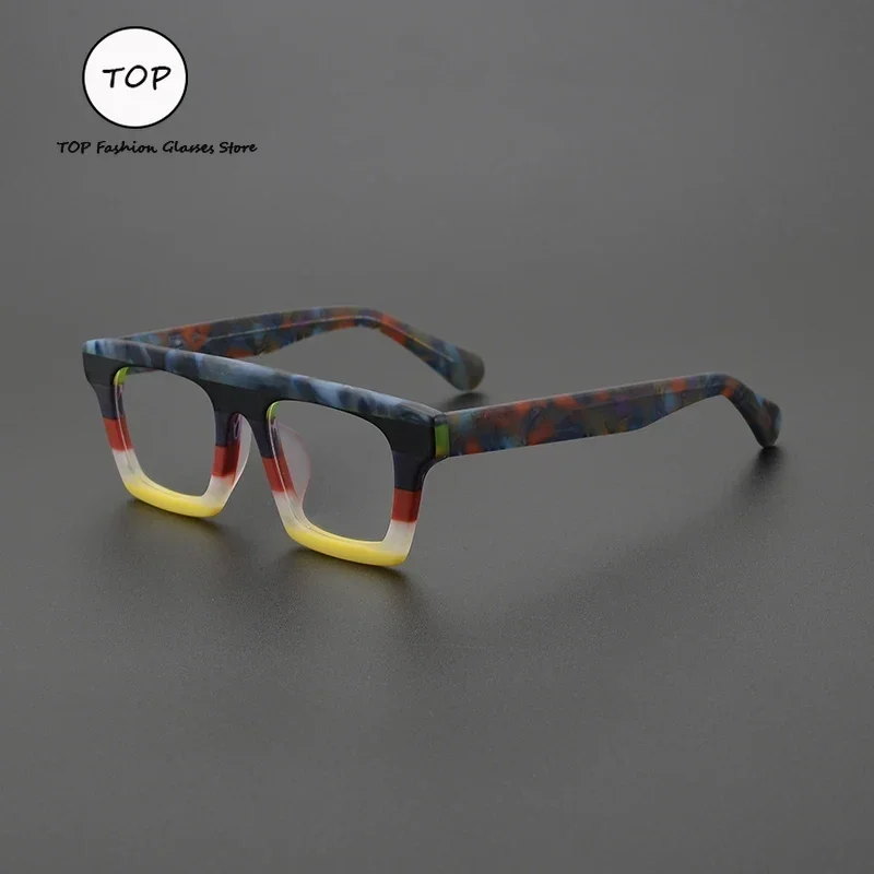 Fashion Retro Square Frame Men's Glasses Frame Personality Trend Plate Women's Glasses Can Be Matched with Myopia
Fashion Retro Square Frame Men's Glasses Frame Personality Trend Plate Women's Glasses Can Be Matched with Myopia