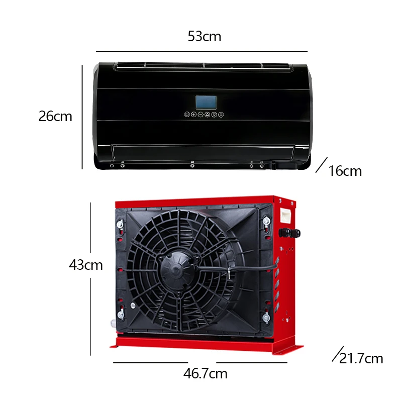 12V Truck Cab Air Conditioner Auto Parking RV Truck Vans Forklift Excavator Crane Construction Vehicle Split Parking Conditioner
12V Truck Cab Air Conditioner Auto Parking RV Truck Vans Forklift Excavator Crane Construction Vehicle Split Parking Conditioner