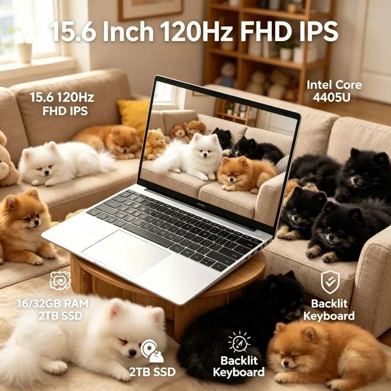 2026 Hot Sale 15.6 Inch Notebook Intel 4405U 120Hz FHD IPS 16/32GB RAM 2TB Fast SSD Backlit Keyboard
2026 Hot Sale 15.6 Inch Notebook Intel 4405U 120Hz FHD IPS 16/32GB RAM 2TB Fast SSD Backlit Keyboard