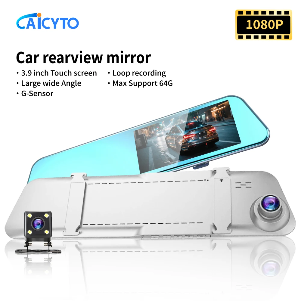 WiFi 3.9inch Touch IPS Dual lens Dash Cam Car DVR 1080P Recorder Night vision Loop recording Front Black Box Car Accessories
WiFi 3.9inch Touch IPS Dual lens Dash Cam Car DVR 1080P Recorder Night vision Loop recording Front Black Box Car Accessories