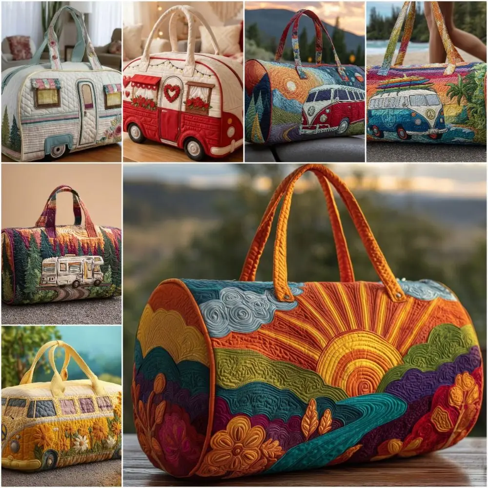 Сумка-дафл с регулируемым ремнем, стеганая, большой вместимости, для коротких поездок, с 3D-стежкой, дорожная сумка-тоут
Сумка-дафл с регулируемым ремнем, стеганая, большой вместимости, для коротких поездок, с 3D-стежкой, дорожная сумка-тоут