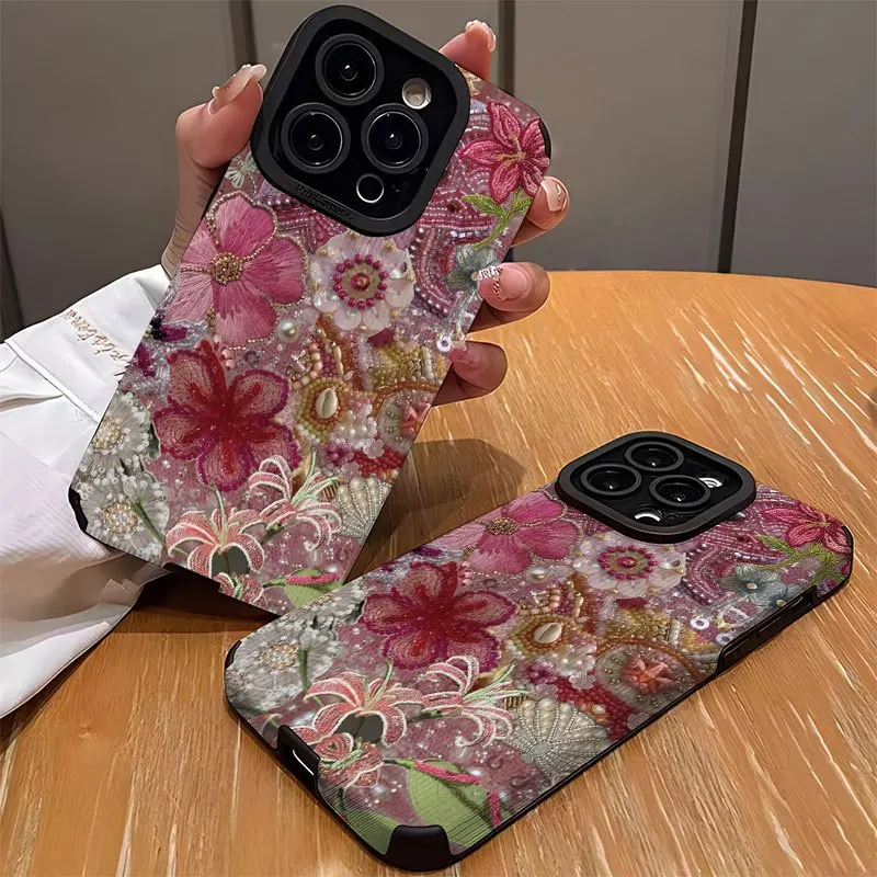 Ретро-чехол для телефона с розовыми жемчужинами и лилиями, подходит для iPhone 17, 16, 15, 14, 13, 12, 11 Pro/Max/Plus, противоударный и устойчивый к падениям, задняя крышка.
Ретро-чехол для телефона с розовыми жемчужинами и лилиями, подходит для iPhone 17, 16, 15, 14, 13, 12, 11 Pro/Max/Plus, противоударный и устойчивый к падениям, задняя крышка.