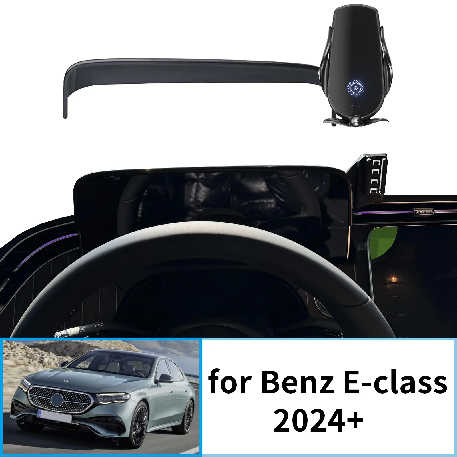 Car Phone Holder for Benz E-Class 2024 2025 E Class W214 Screen Navigation GPS Bracket Accessories Base 
Car Phone Holder for Benz E-Class 2024 2025 E Class W214 Screen Navigation GPS Bracket Accessories Base