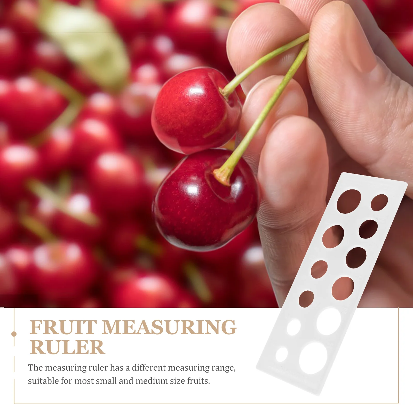 Fruit Diameter Measuring Tool Durable Plastic Ruler Small Portable Fruit Size Gauge for Farm Shops Fruits Measuring Ruler Tool
Fruit Diameter Measuring Tool Durable Plastic Ruler Small Portable Fruit Size Gauge for Farm Shops Fruits Measuring Ruler Tool