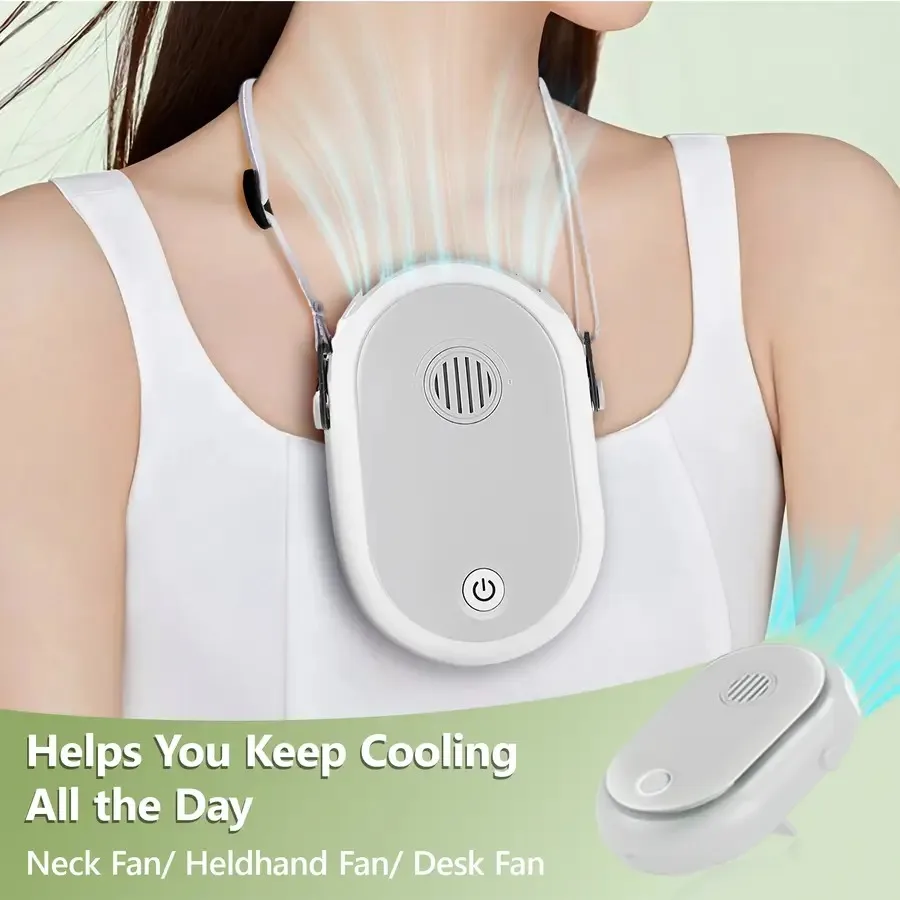 Hanging Neck Fan with Lanyard, 3-Speed Handheld Fan with Holder, USB Rechargeable Desktop Fan, Powerful Airflow, Hands-Free Por
Hanging Neck Fan with Lanyard, 3-Speed Handheld Fan with Holder, USB Rechargeable Desktop Fan, Powerful Airflow, Hands-Free Por