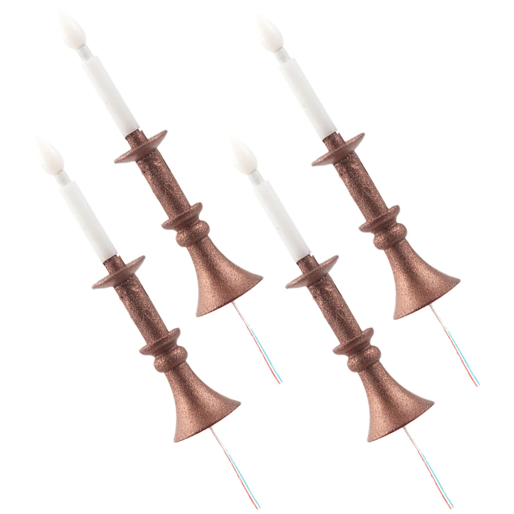 4 Pcs Miniature Candlestick Holder Warm White Light Decorative House Accessories Detailed Craftsmanship Exquisite Mini Candles
4 Pcs Miniature Candlestick Holder Warm White Light Decorative House Accessories Detailed Craftsmanship Exquisite Mini Candles