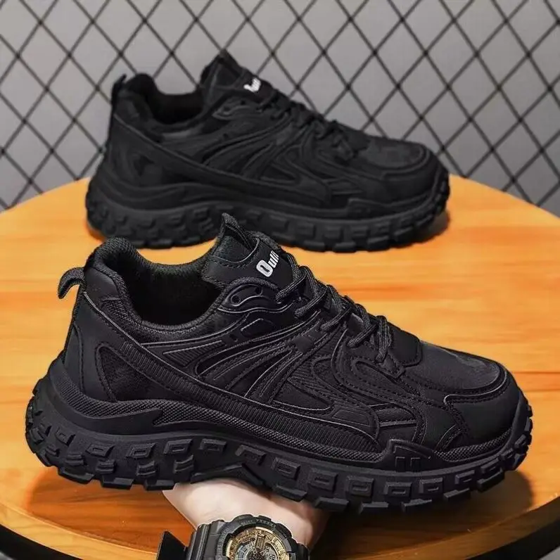Men's Fall 2023 New Black Sports Casual Work Shoes Waterproof Non-Slip Wear-Resistant Fashionable Safety Shoes Comfortable
Men's Fall 2023 New Black Sports Casual Work Shoes Waterproof Non-Slip Wear-Resistant Fashionable Safety Shoes Comfortable
