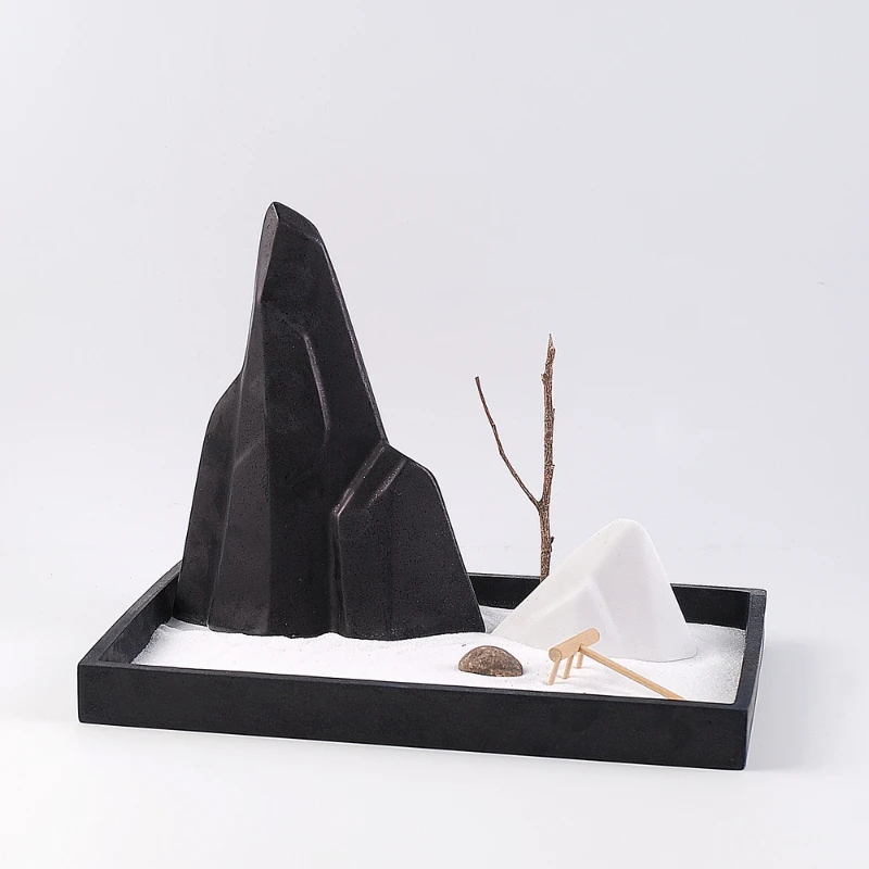 Dry Landscape Landscape Decoration New Chinese Soft Decoration Tea Table Desk Ornaments Sand Table Set Combination
Dry Landscape Landscape Decoration New Chinese Soft Decoration Tea Table Desk Ornaments Sand Table Set Combination
