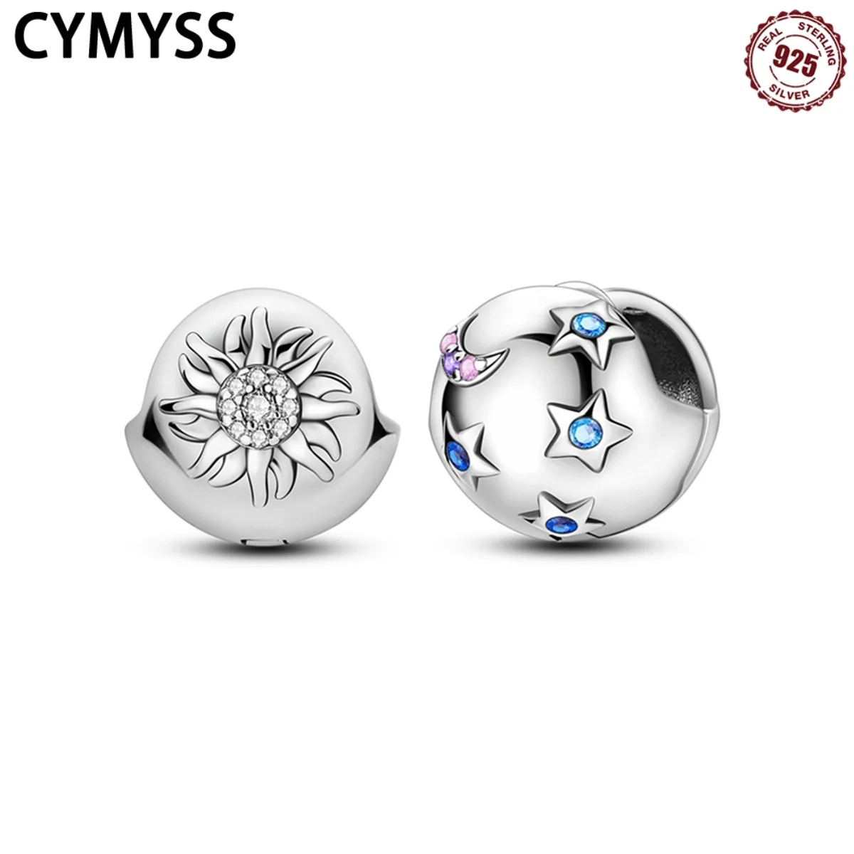 CYMYSS 2025 New S925 Sterling Silver Jewelry Ball Sun Moon Star Hoop Earrings Boutique Birthday Party Gift Jewelry Women Earring
CYMYSS 2025 New S925 Sterling Silver Jewelry Ball Sun Moon Star Hoop Earrings Boutique Birthday Party Gift Jewelry Women Earring