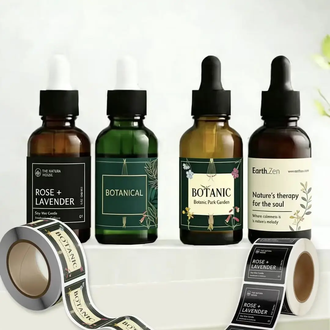 Custom Essential Oil Dropper Bottle Labels Waterproof Oil-Proof Alcohol-Resistant Personalized Aromatherapy Labeling
Custom Essential Oil Dropper Bottle Labels Waterproof Oil-Proof Alcohol-Resistant Personalized Aromatherapy Labeling