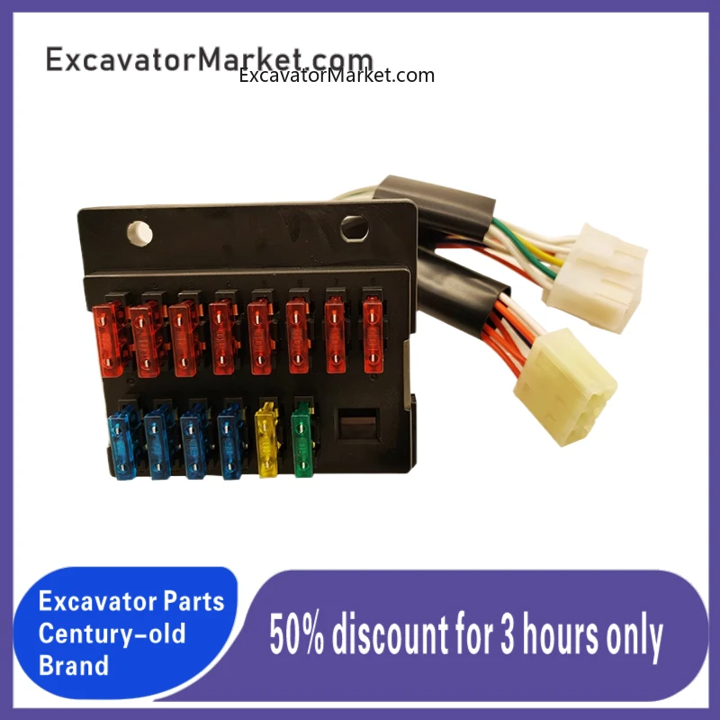 For Doosan Daewoo Dh55 60 220 225 300-5-7-9 Fuse Box Assembly Harness Excavator Accessories High Quality
For Doosan Daewoo Dh55 60 220 225 300-5-7-9 Fuse Box Assembly Harness Excavator Accessories High Quality
