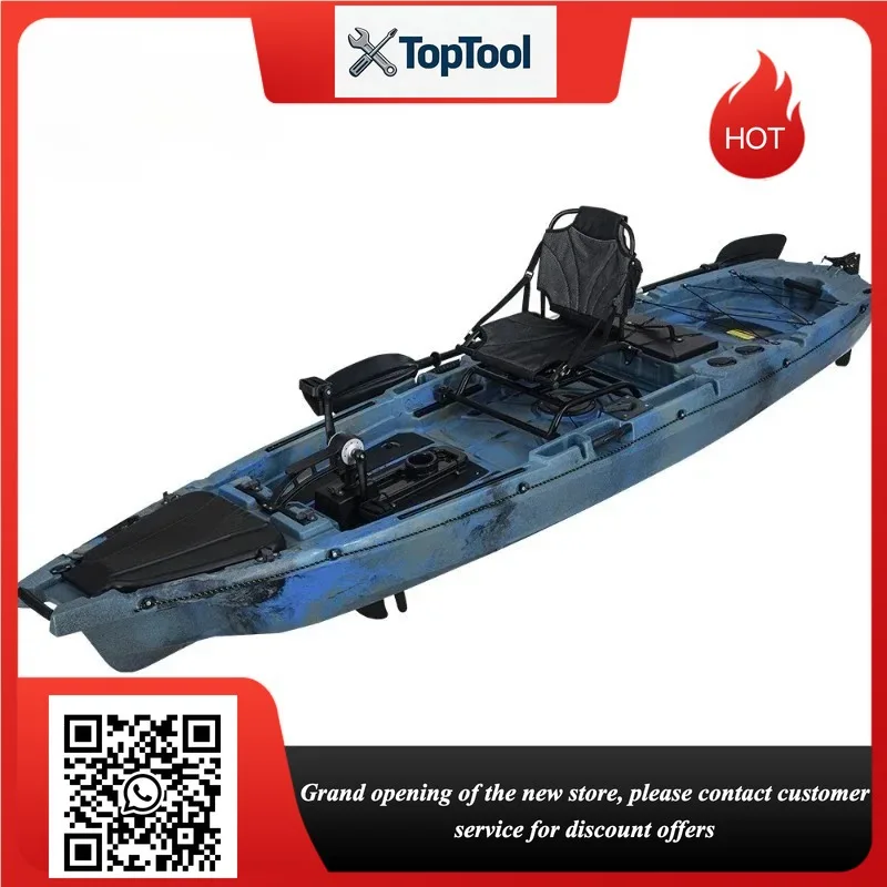 Custom Colors Outdoor Single-Person Pedal Kayak Comfortable and Durable Ideal for Leisure Fishing and Lake/Coastal Exploration
Custom Colors Outdoor Single-Person Pedal Kayak Comfortable and Durable Ideal for Leisure Fishing and Lake/Coastal Exploration