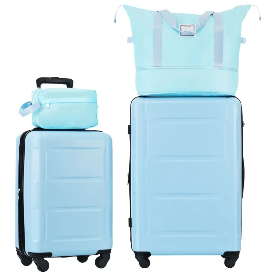 2 Piece Luggage Set Expandable Spinner Wheels ABS Lightweight Suitcase TSA Lock 20inch+24inch
2 Piece Luggage Set Expandable Spinner Wheels ABS Lightweight Suitcase TSA Lock 20inch+24inch
