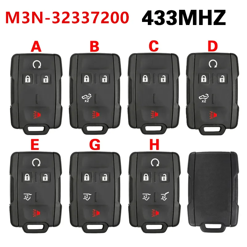 KEYECU Replacement Keyless Remote Control fob 433MHz for Chevrolet Silverado , for GMC Sierra 2019 2020 FCC ID: M3N-32337200
KEYECU Replacement Keyless Remote Control fob 433MHz for Chevrolet Silverado , for GMC Sierra 2019 2020 FCC ID: M3N-32337200